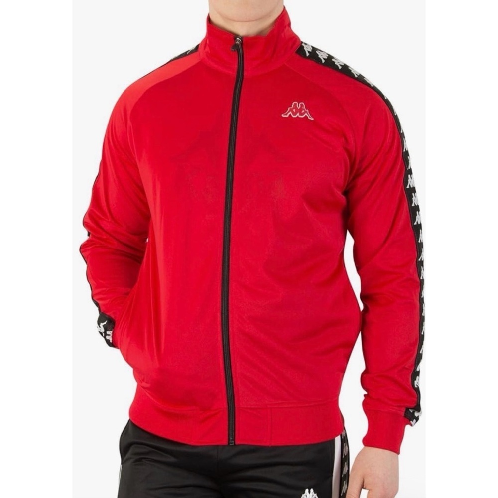 Kappa Men's Anniston Banda Track Jacket Red